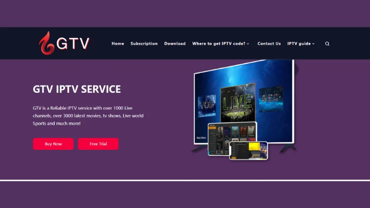 gtv-iptv-home-page